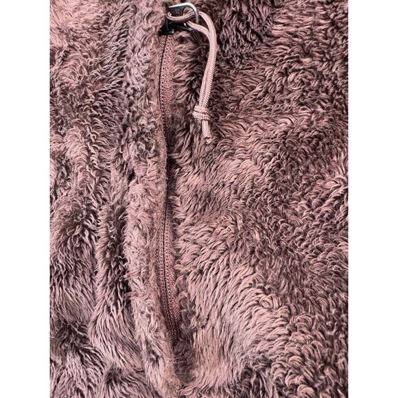 The North Face Women’s Campshire Pullover Size M Chocolate Brown 1/2 Zip Teddy - Picture 5 of 16